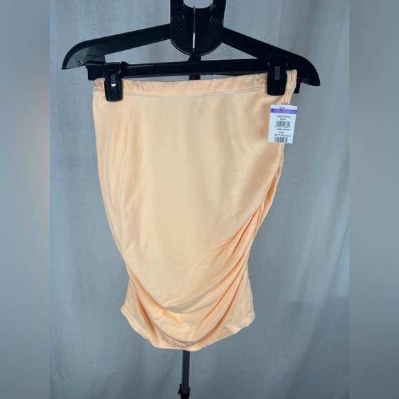 Sundry Womens Ruched Mini Peach Pencil Skirt Size 2 (XS) NWT - Picture 5 of 10
